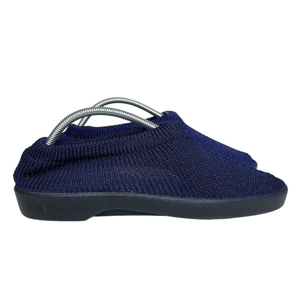 Arcopedico Mens Blue Round Toe Mesh Casual Slip-On Shoes SZ 10